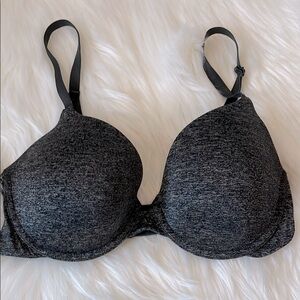 Victoria’s Secret Uplift Semi Demi Black Bra 34D